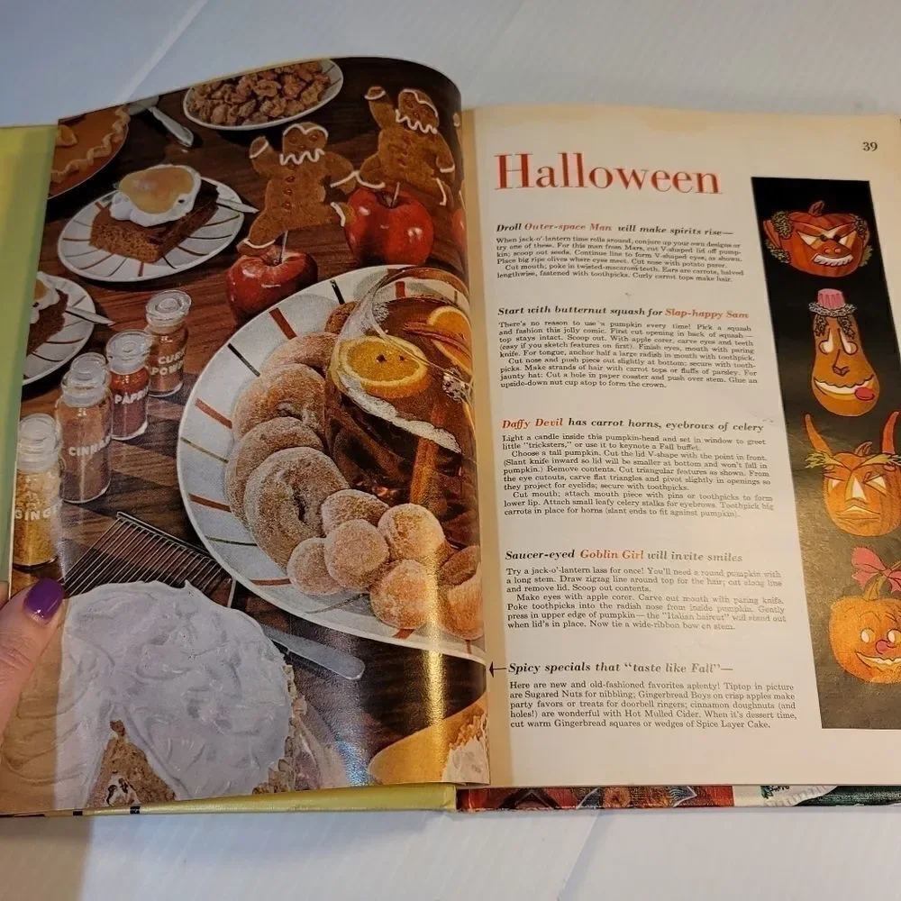 Better Homes Gardens Holiday Cook Book Vintage